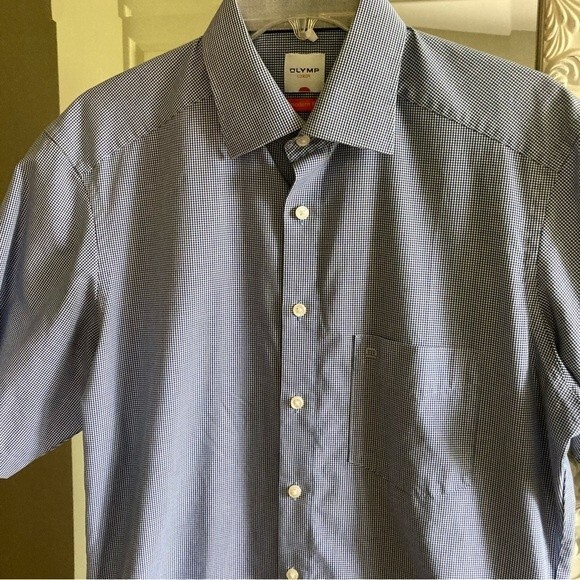 Olymp Luxor Men’s Short sleeve button down size 40. NWOT. - Picture 10 of 10
